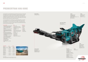 Установки для переробки щебеню Powerscreen PREMIERTRAK 600E