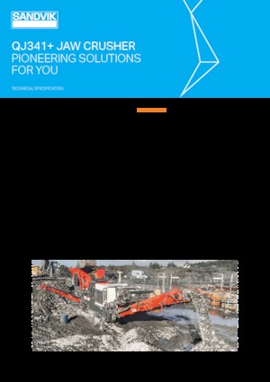 Установки для переробки щебеню Sandvik QJ341+
