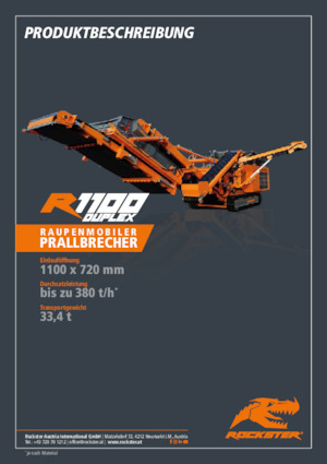 Установки для переробки щебеню Rockster R1100D