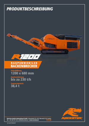 Установки для переробки щебеню Rockster R1200