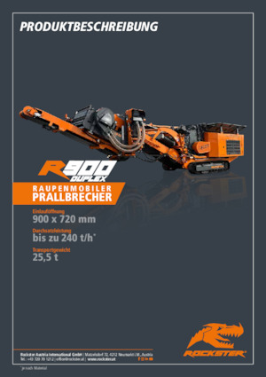 Установки для переробки щебеню Rockster R900D