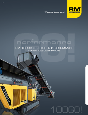 Установки для переробки щебеню Rubble Master RM 100GO!