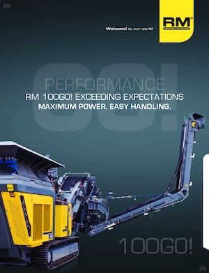 Установки для переробки щебеню Rubble Master RM 100GO!