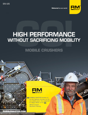 Установки для переробки щебеню Rubble Master RM 120X