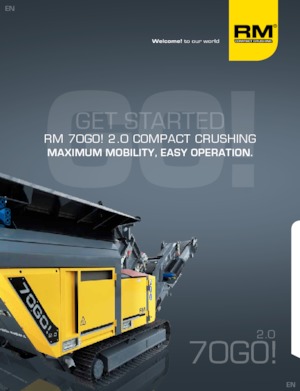 Установки для переробки щебеню Rubble Master RM 70GO! 2.0