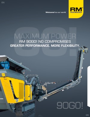 Установки для переробки щебеню Rubble Master RM 90GO!