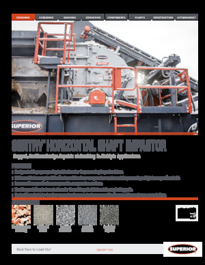 Установки для переробки щебеню Superior SP5155