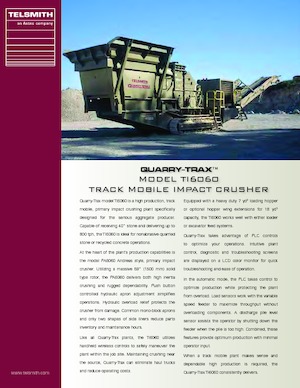 Установки для переробки щебеню Telsmith TI6060