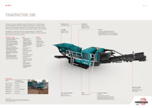 Установки для переробки щебеню Powerscreen Trakpactor 260