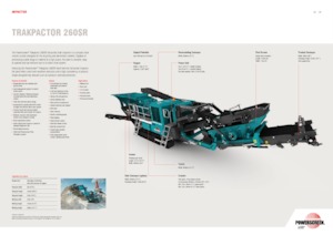Установки для переробки щебеню Powerscreen Trakpactor 260SR