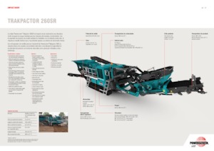 Установки для переробки щебеню Powerscreen Trakpactor 260SR