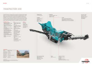 Установки для переробки щебеню Powerscreen Trakpactor 320