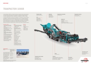 Установки для переробки щебеню Powerscreen Trakpactor 320SR