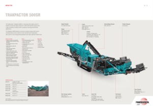 Установки для переробки щебеню Powerscreen Trakpactor 500SR