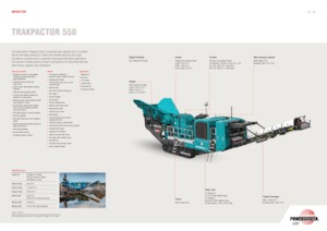 Установки для переробки щебеню Powerscreen Trakpactor 550