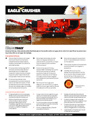 Установки для переробки щебеню Eagle Crusher UltraTraxx 