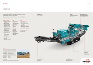 Установки для переробки щебеню Powerscreen XV350