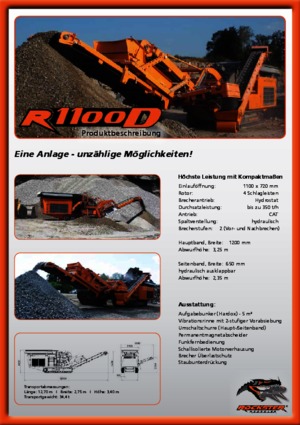 Установки для переробки щебеню Rockster R 1100 D