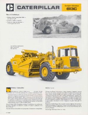 Скрепери Caterpillar 613C