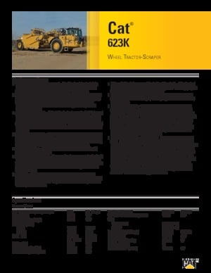 Скрепери Caterpillar 623K