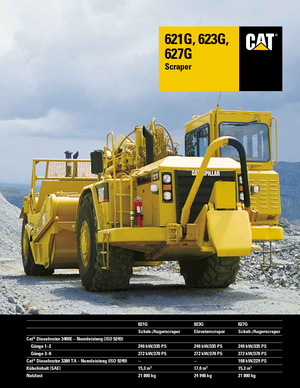Скрепери Caterpillar 627G Auger