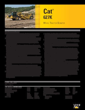 Скрепери Caterpillar 627K