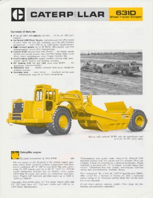 Скрепери Caterpillar 631D