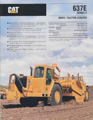 Скрепери Caterpillar 637E