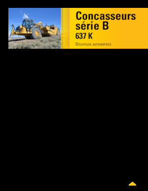 Скрепери Caterpillar 637K