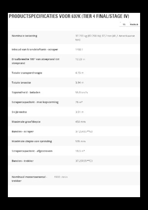 Скрепери Caterpillar 637K