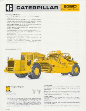 Скрепери Caterpillar 639D