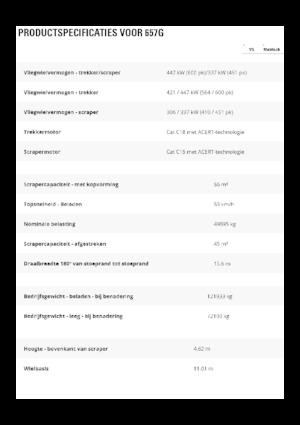 Скрепери Caterpillar 657G 