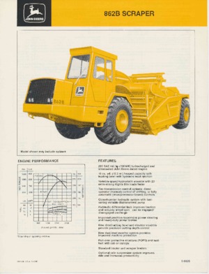 Скрепери John Deere Construction 862B