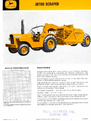 Скрепери John Deere Construction JD760