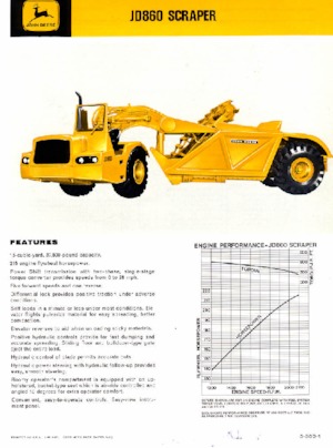 Скрепери John Deere Construction JD860