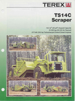 Скрепери Terex TS14C