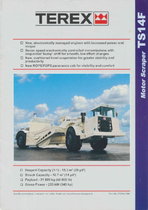 Скрепери Terex TS14F