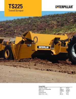 Скрепери Caterpillar TS225