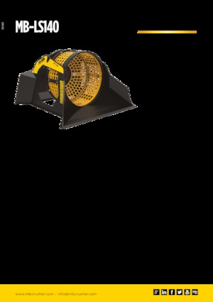 Просіювальні ківш-корзини MB Crusher MB-LS140