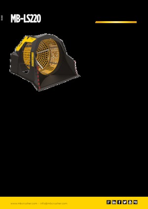 Просіювальні ківш-корзини MB Crusher MB-LS220
