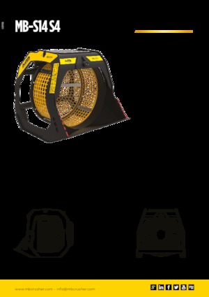 Просіювальні ківш-корзини MB Crusher MB-S14 S4