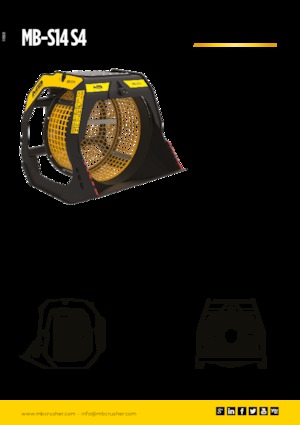 Просіювальні ківш-корзини MB Crusher MB-S14 S4
