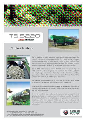 сортувальні установки Neuson-Ecotec TS 5220 LS