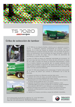 сортувальні установки Neuson-Ecotec TS 7020