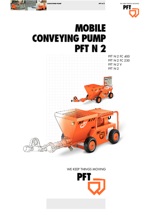 Гвинтові конвеєрні насоси PFT N 2 V