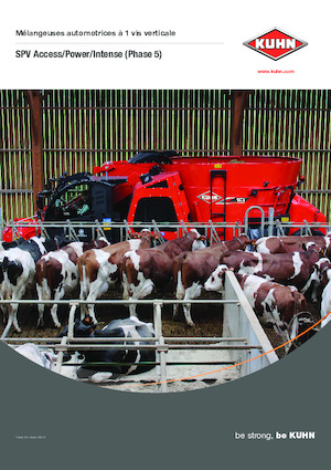 Кормові змішувачі з автономним приводом Kuhn SPV Intense 12.1 DL