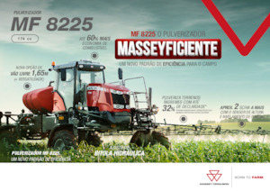 Самохідні польові обприскувачі Massey Ferguson MF 8225