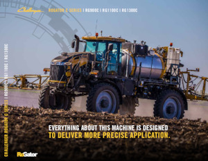 Самохідні польові обприскувачі Challenger RG900C