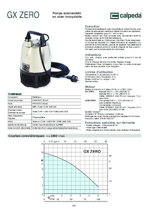 Каналізаційні насоси Calpeda GQS 40-9