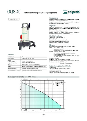 Каналізаційні насоси Calpeda GQV 50-8